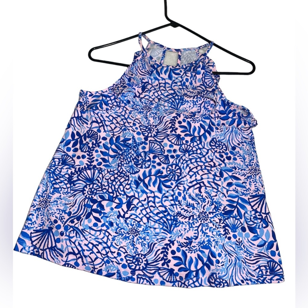 Lilly Pulitzer‎ Blue/yellow Women’s Tan Top Sz XS
